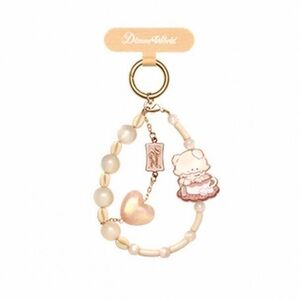 POP MART • Dimoo Crush on Coffee Series Phone Charm Whispering Soft Clouds